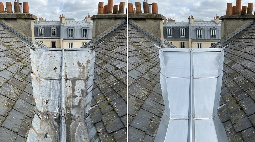 Résultat zinguerie à Paris — Zingueur Paris